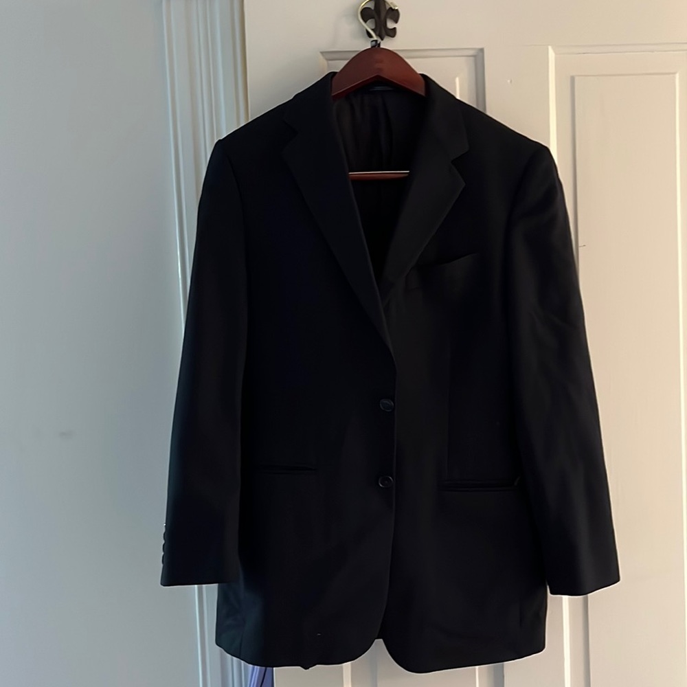 JOSEPH ABBOUD COLLECTION —MENS NAVY SPORT COAT 40REG